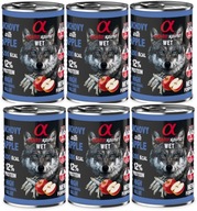 6x400g ALPHA SPIRIT Krmivo pre psov ANCHOIS APPLE