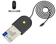Micro-USB čítačka kariet vodiča, telefón s PROGRAMOM