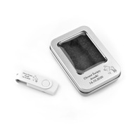 Pendrive 128GB 2.0 + kovová krabička + gravírovanie BAPTISMU Pendrive 128GB 2.0 + kovová krabička + gravírovanie BAPTISMU