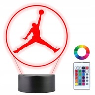 Stolná lampa Jordan NBA 16 farieb LED PLEXIDO Stolná lampa Jordan NBA 16 farieb LED PLEXIDO