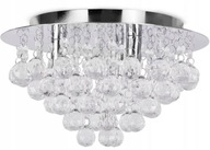 Stropné svietidlo Glamour Silver Crystal Plafond Stropné svietidlo Glamour Silver Crystal Plafond