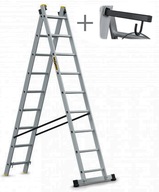 Profesionálny hliníkový rebrík 2x9, dvojdielny