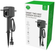 Dvojitá vonkajšia zásuvka Smart IP44 Wi-Fi Woox Dvojitá vonkajšia zásuvka Smart IP44 Wi-Fi Woox