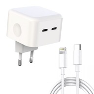 2x USB-C 35W kocka nabíjačka + iPhone kábel 2x USB-C 35W kocka nabíjačka + iPhone kábel
