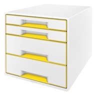 Organizér dokumentov Leitz so 4 zásuvkami žltý