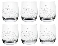 Sklenené Globo 350ml 30538 Swarovski krém (6ks)