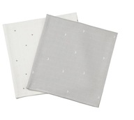 IKEA LINEN Mušelínový uterák s bodkami/Mesiac, 2 ks IKEA LINEN Mušelínový uterák s bodkami/Mesiac, 2 ks