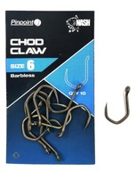 NASH Chod Claw Háčiky 4 Barbless 10ks NASH Chod Claw Háčiky 4 Barbless 10ks