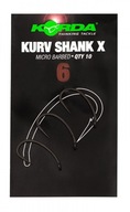 Háčiky Kurv Shank X Veľkosť 6 10 kusov Korda Háčiky Kurv Shank X Veľkosť 6 10 kusov Korda