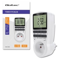 Qoltec Elektronický časovač PC0628 | 3680W | 16A | LCD