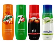 Sirupy SodaStream: Mirinda, 7up, Cola, Lemon Sirupy SodaStream: Mirinda, 7up, Cola, Lemon
