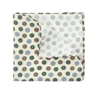 Geometrický vzor Ecru Lancerto M.732 Pocket Square Geometrický vzor Ecru Lancerto M.732 Pocket Square