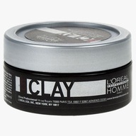 LOREAL HOMME CLAY HAIR STYLING CLAY 50ml LOREAL HOMME CLAY HAIR STYLING CLAY 50ml