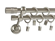 ZÁCLONY PRO DESIGN KOVOVÝ DVOJCLONOVÝ ZÁCLONU 220 cm
