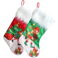 2ks Xmas Stocking Wiselant darčeková taška
