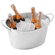 Miska oceľovej nádoby na ľad na šampanské 400x330m