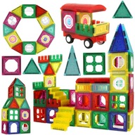 FAREBNÉ magnetické stavebné bloky 3D XXL FAREBNÉ magnetické stavebné bloky 3D XXL