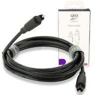 Optický kábel QED Connect QE8177 Toslink - 3,0m Optický kábel QED Connect QE8177 Toslink - 3,0m