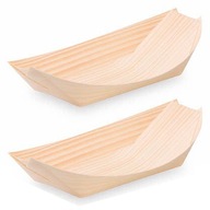 Drevené lodičky na chuťovky 16,5x8,5cm 100 ks Drevené lodičky na chuťovky 16,5x8,5cm 100 ks