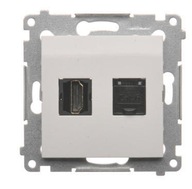 SIMON 54 HDMI + počítačová zásuvka DGHRJ45.01/11 SIMON 54 HDMI + počítačová zásuvka DGHRJ45.01/11