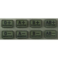 Krvné skupiny Helikon PVC - Olivová zelená AB RH- Krvné skupiny Helikon PVC - Olivová zelená AB RH-