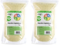 SADA 2x MANDĽOVÁ MÚKA, Mleté mandle, 1kg