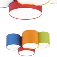 Stropné svietidlo MONA KIDS, farebné, detská izba, 4 svietidlá, TK Lighting Stropné svietidlo MONA KIDS, farebné, detská izba, 4 svietidlá, TK Lighting