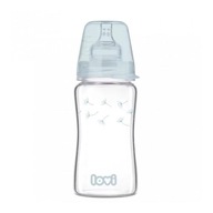 LOVI Diamond Glass Botanic sklenená fľaša, 250 ml
