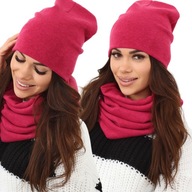 DÁMSKY SET, POLSKÝ SUKŇOVÝ KLOBÚK, FUCHSIA 2468 DÁMSKY SET, POLSKÝ SUKŇOVÝ KLOBÚK, FUCHSIA 2468