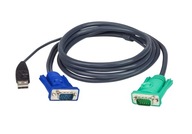 Kábel ATEN 2L-5205U (5 m; D-Sub (VGA) M - D-Sub (VGA) M; čierny)