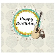 SQUARE CARD CL0209 NARODENINOVÁ GUITAROVÁ SQUARE CARD CL0209 NARODENINOVÁ GUITAROVÁ