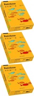 Rainbow A4 kopírovací papier 80g 500 listov oranžový x3