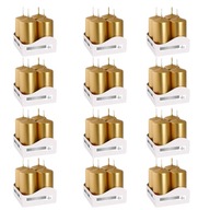 Valček na sviečku Sviečka Pearl Gold 8 x 4 cm 12 bal Valček na sviečku Sviečka Pearl Gold 8 x 4 cm 12 bal