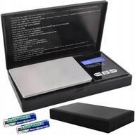 Elektronická váha na šperky Gram 0,01-200 g priehľadná obrazovka + batérie