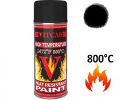 Žiaruvzdorná farba Vitcas 400ml 800°C ČIERNA