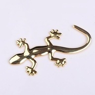 Pevná nálepka na auto 3D Gecko v striebornom štýle Pevná nálepka na auto 3D Gecko v striebornom štýle