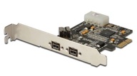 Karta/ovládač Firewire (800) PCI Exp., 2xExt..,: