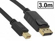 Kábel Mini DisplayPort-DisplayPort v1.2 DELOCK 3m
