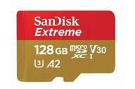 PAMÄŤOVÁ KARTA SANDISK EXTREME MICROSDXC 128 GB 190/90 MB/S S SD ADAPTÉROM