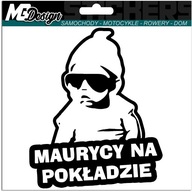 Samolepka MAURYCY V AUTE AUTO 18x14 farba Samolepka MAURYCY V AUTE AUTO 18x14 farba
