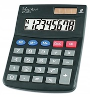 KANCELÁRSKA KALKULAČKA VECTOROVÁ VC-805 8 POLOŽIEK %