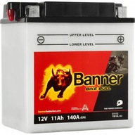 Batéria BANNER BIKE BULL YB10L-A2 12V / 11Ah Batéria BANNER BIKE BULL YB10L-A2 12V / 11Ah