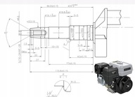 MOTOR ZONGSHEN GB200 196 ccm 6,5 KUŽELOVÝ HRIADEĽ MOTOR ZONGSHEN GB200 196 ccm 6,5 KUŽELOVÝ HRIADEĽ