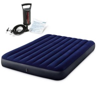 VELÚROVÝ PRIEMYSELNÝ MATRAC, POSTEĽ INTEX s PUMP