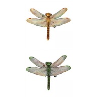 Dragonfly Wall Art 3D kovový žltý a zelený Dragonfly Wall Art 3D kovový žltý a zelený