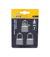 SADA 3 VISNÝCH ZÁMKOV 30MM NEREZ 03080 SADA 3 VISNÝCH ZÁMKOV 30MM NEREZ 03080