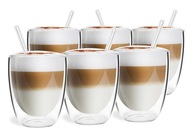 Vialli Design VITA termo poháre na kávu 320 ml + sklenené slamky 6 ks. Vialli Design VITA termo poháre na kávu 320 ml + sklenené slamky 6 ks.