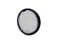 LED svietidlo pre vnútorné osvetlenie 12V, okrúhle, čierne LED svietidlo pre vnútorné osvetlenie 12V, okrúhle, čierne