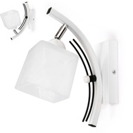 Svetlík FMK1, čiernobiele nástenné svietidlo, SKLENENÉ LAMPA Svetlík FMK1, čiernobiele nástenné svietidlo, SKLENENÉ LAMPA