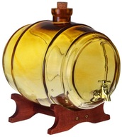 5L jantárový sud sud s kohútikom 5L jantárový sud sud s kohútikom